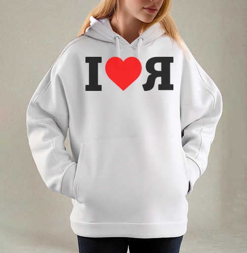 Фотография футболки Ай лав Я