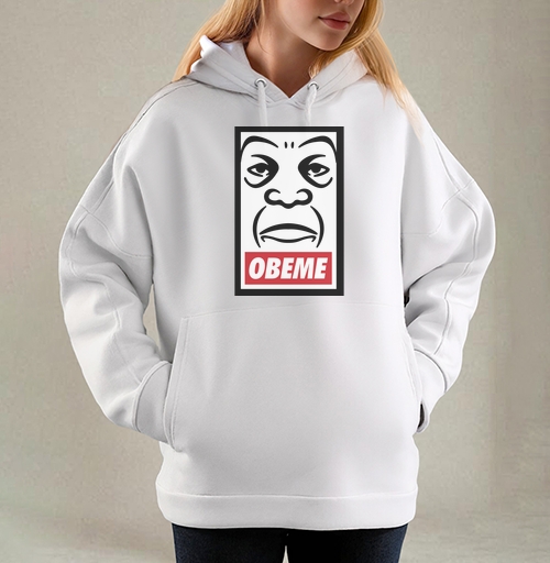 Фотография футболки Машап OBEME – Ироничный Стрит-Арт Постер