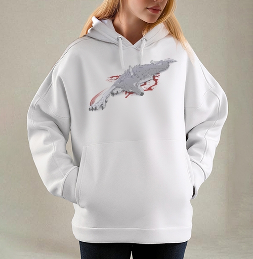 Фотография футболки sick wolf / Изможденный волк