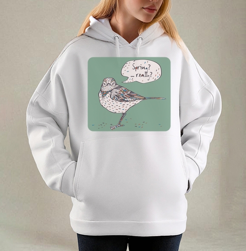 Фотография футболки Spring bird / Весенняя птичка