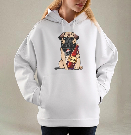 Фотография футболки Pirate pug