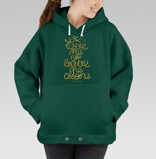 Фотография футболки Gold ribbon lettering / Люби или уходи saying Love me or leave me alone