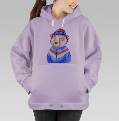 Фотография футболки Милый медведь в спортивной форме «Спорт»