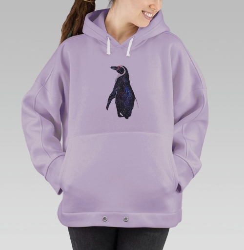 Фотография футболки Галактический пингвин