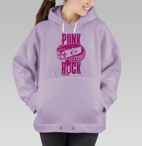 Фотография футболки Яркий кожаный ремень с шипами в духе панк рок – PUNK ROCK
