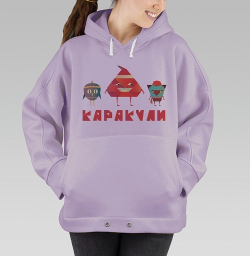 Фотография футболки Геометрические персонажи бумажные КАРАКУЛИ Scribbles Doodles