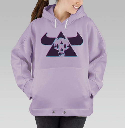 Фотография футболки TRIANGLE SKULL BULL / Череп быка в треугольнике