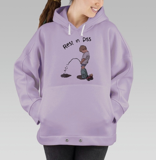 Фотография футболки Ироничная футболка REST IN PISS с забавным принтом