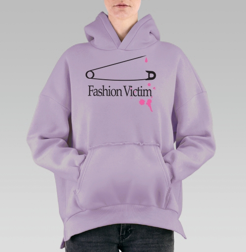 Фотография футболки Белая английская булавка c розовыми пятнами Fashion Victim