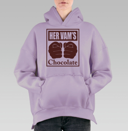 Фотография футболки Сила кулаков мощность шоколада HERVAMS Chocolate