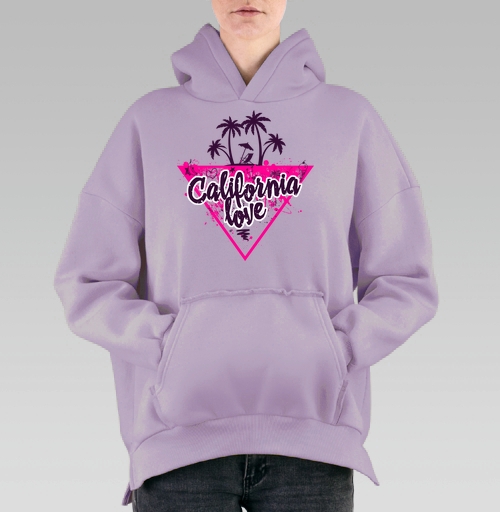 Фотография футболки California love яркая романтика пальмовой вечеринки