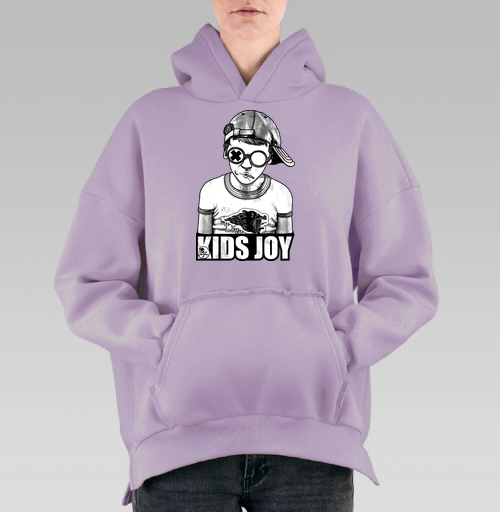 Фотография футболки Стильный Монохромный Подросток В Очках KIDS JOY