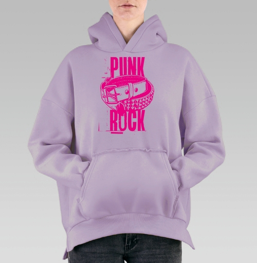 Фотография футболки Яркий кожаный ремень с шипами в духе панк рок – PUNK ROCK