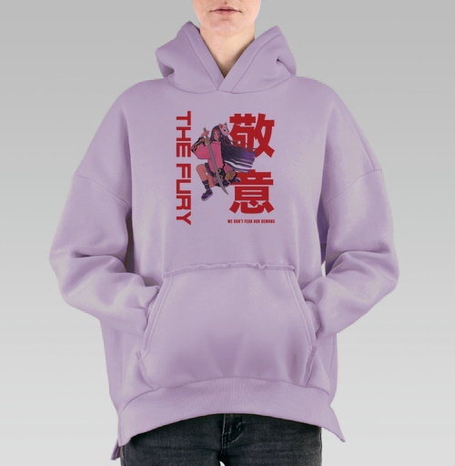 Фотография футболки Девушка Истребитель Демонов с Катаной В Боевом Позе