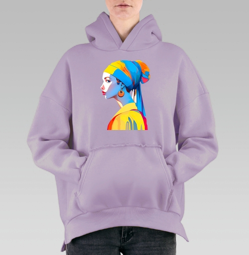 Фотография футболки Девушка с серёжкой и головным убором