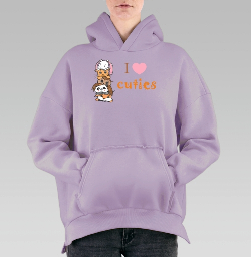 Фотография футболки Мягкие милые животные «I ❤️ CUTIES» для детей
