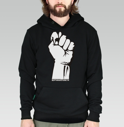 Фотография футболки Raised Fist / Поднятый кулак символ сопротивления и вертикаль власти плакат