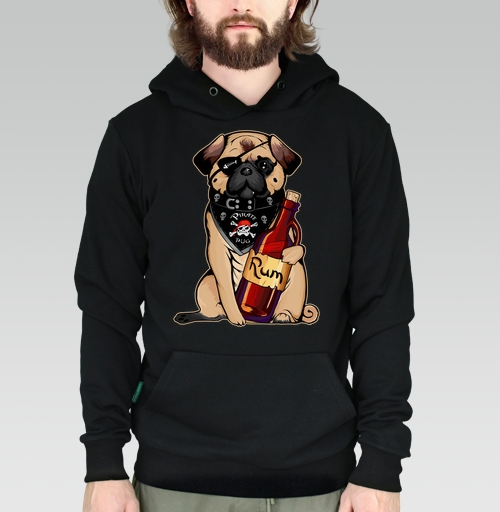 Фотография футболки Pirate pug