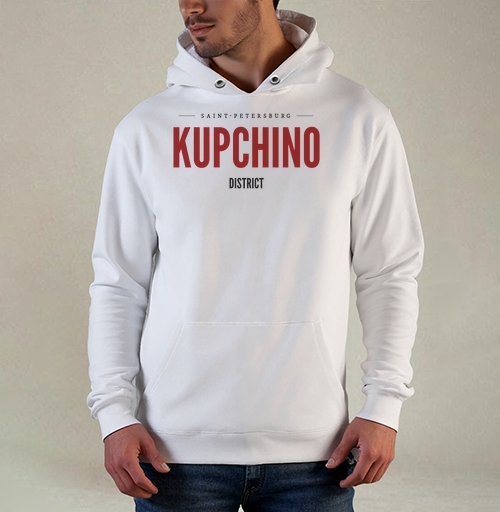 Фотография футболки KUPCHINO Санкт-Петербург Лаконичный Принт