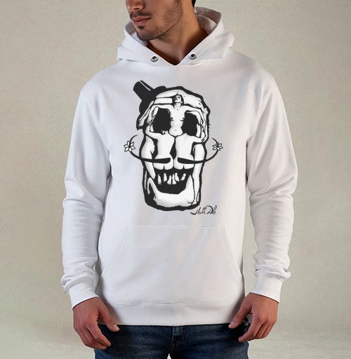 Фотография футболки Dali Skull