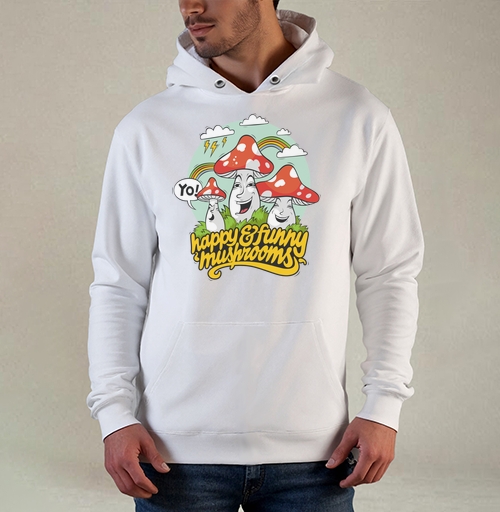 Фотография футболки Funny Mushrooms