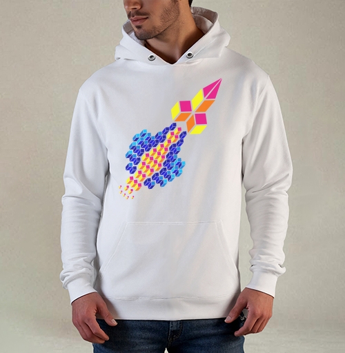 Фотография футболки Simply rocket (Ракета)