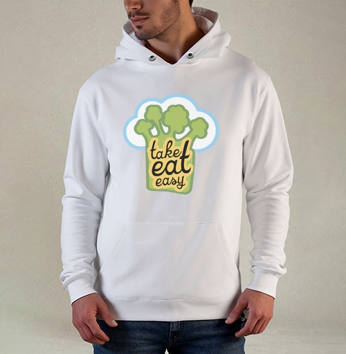 Фотография футболки take eat easy / Ешь легко
