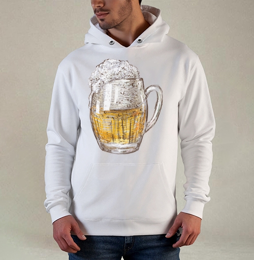 Фотография футболки Янтарная кружка пива Beer Time