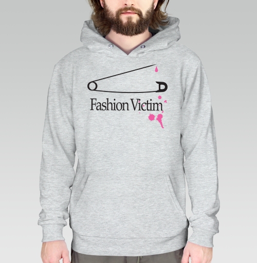 Фотография футболки Белая английская булавка c розовыми пятнами Fashion Victim
