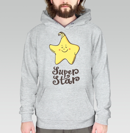 Фотография футболки Очаровательная улыбающаяся звезда Super Star
