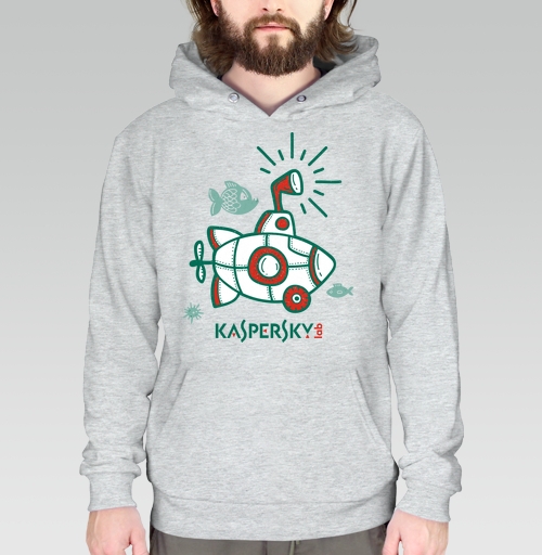 Фотография футболки Цветная игрушечная подводная лодка Kaspersky