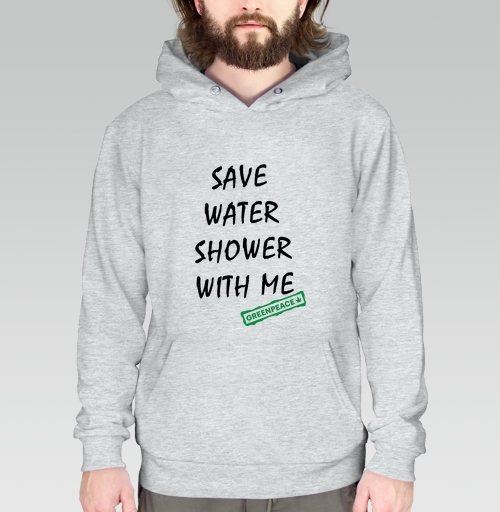 Фотография футболки SAVE WATER SHOWER WITH ME / Экономь воду, принимай душ со мной