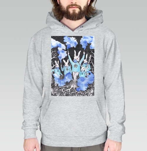 Фотография футболки Кролики около футбола