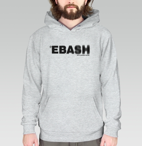 Фотография футболки EBASH с эффектом движения и логотипом Cannibal Racing