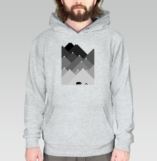 Фотография футболки Медведи, Горы и Палатка  Номер Четырнадцать