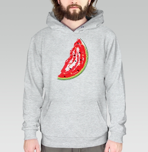 Фотография футболки Большой красный арбуз радует летним вкусом самой большой летней ягодой