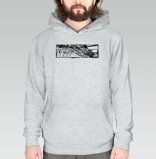 Фотография футболки Мощные индустриальные металлические конструкции урбанистического футуризма