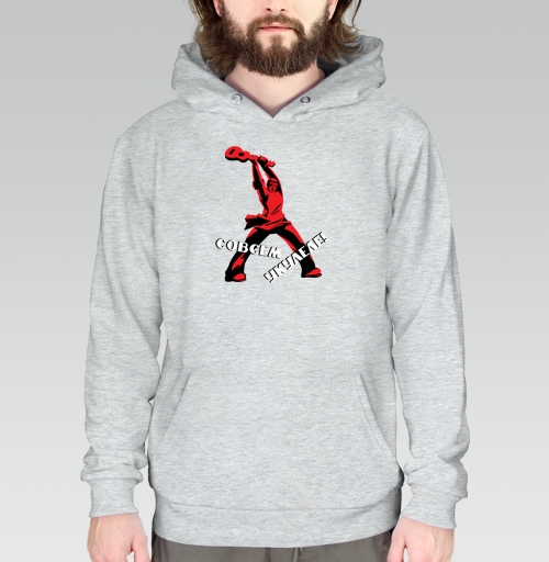Фотография футболки Динамичный музыкант с укулеле в боевой позе совершенно укулеле