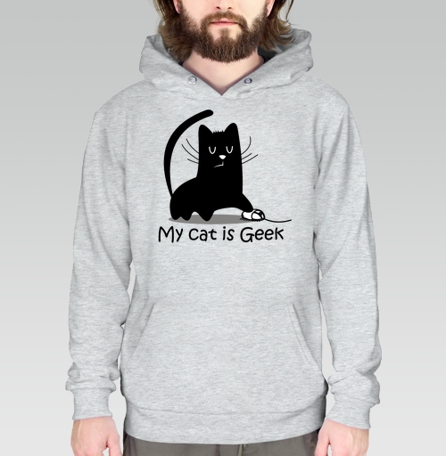 Фотография футболки My cat is Geek