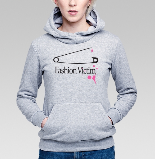 Фотография футболки Белая английская булавка c розовыми пятнами Fashion Victim