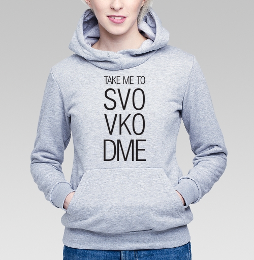 Фотография футболки TAKE ME TO SVO VKO DME современный минимализм