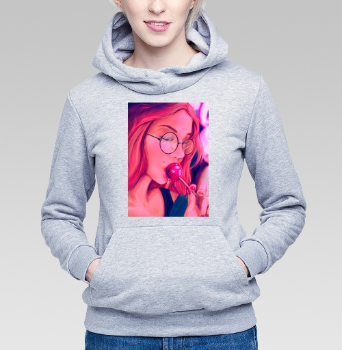 Фотография футболки Девушка с чупачупсом