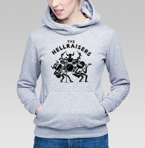Фотография футболки The Hellraisers / Нарушители спокойствия играют монстры рок музыканты