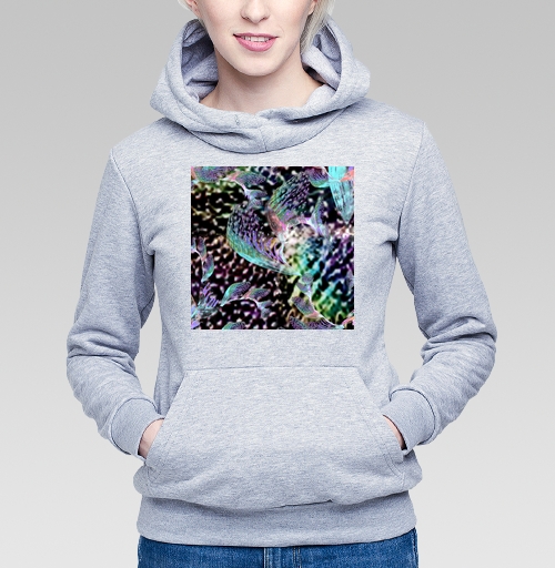 Фотография футболки Неоновый танец тропиков запах блеск voile shimmer print trend 2021
