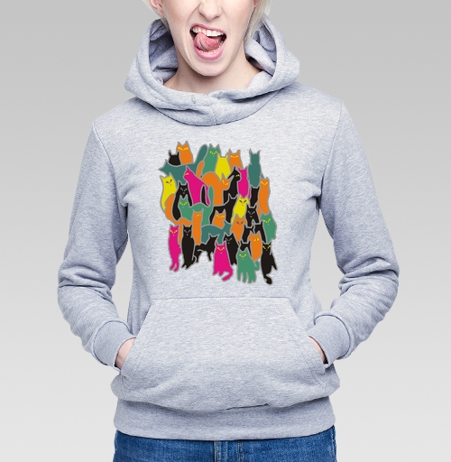 Фотография футболки Цветная котовасия