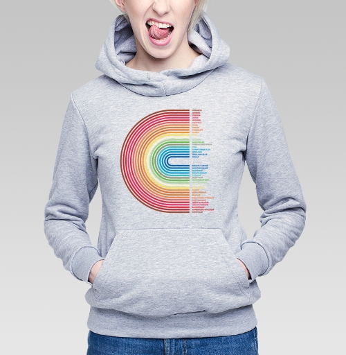 Фотография футболки Rainbow Gradient Colors – Радужный Градиент Цветов