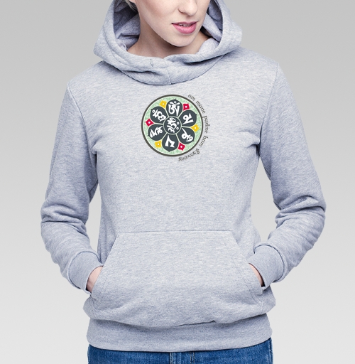 Фотография футболки Мандала_Ом мани падме хум