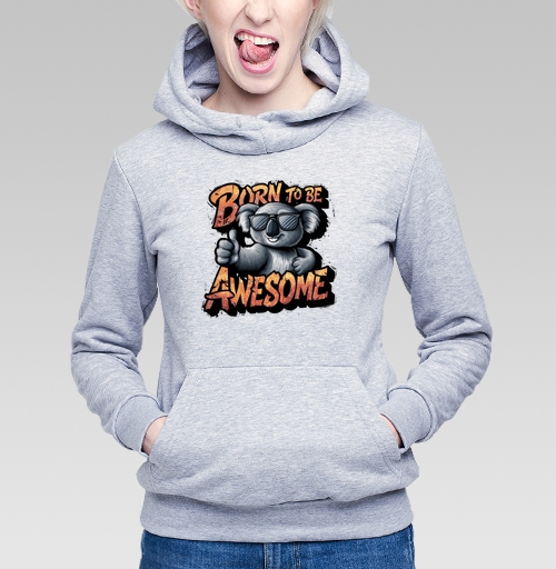 Фотография футболки Футболка с коалой Born to Be Awesome