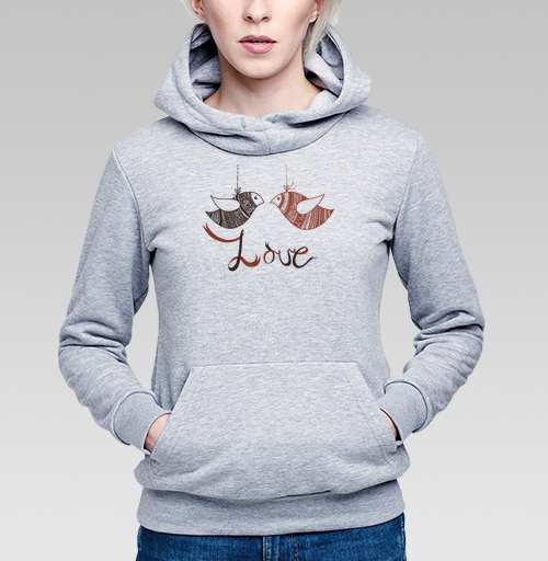Фотография футболки Love birds / Неразлучники