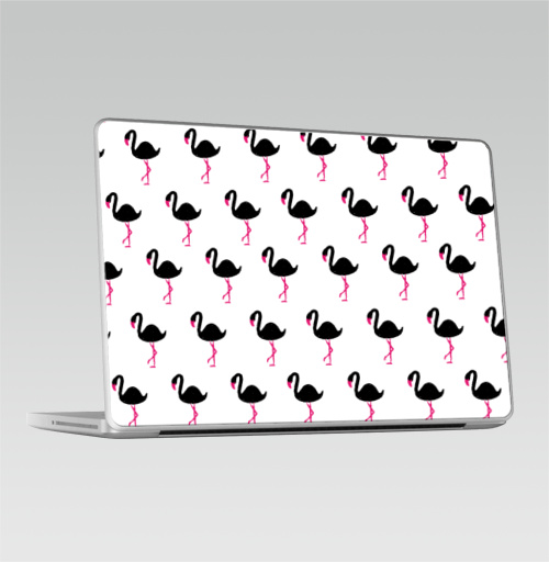 Наклейка на 2008-2013 – Macbook Pro Фламинго инвертировались - купить в интернет-магазине Мэриджейн в Москве и СПБ